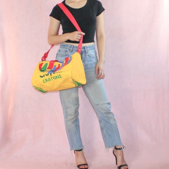 Vintage Handbags - VTG 1990s Crayola Crayons Duffle Bag